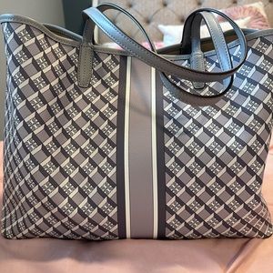 Tory Burch tote and Make Up bag with strap